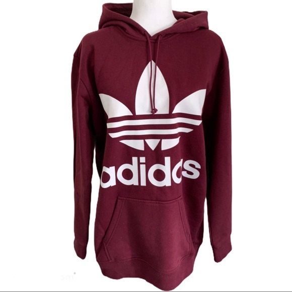 adidas Tops | Adidas Originals Boyfriend Trefoil Hoodie | Poshmark
